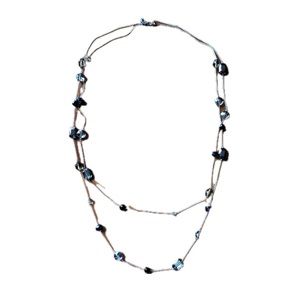 Bead necklace & earrings set